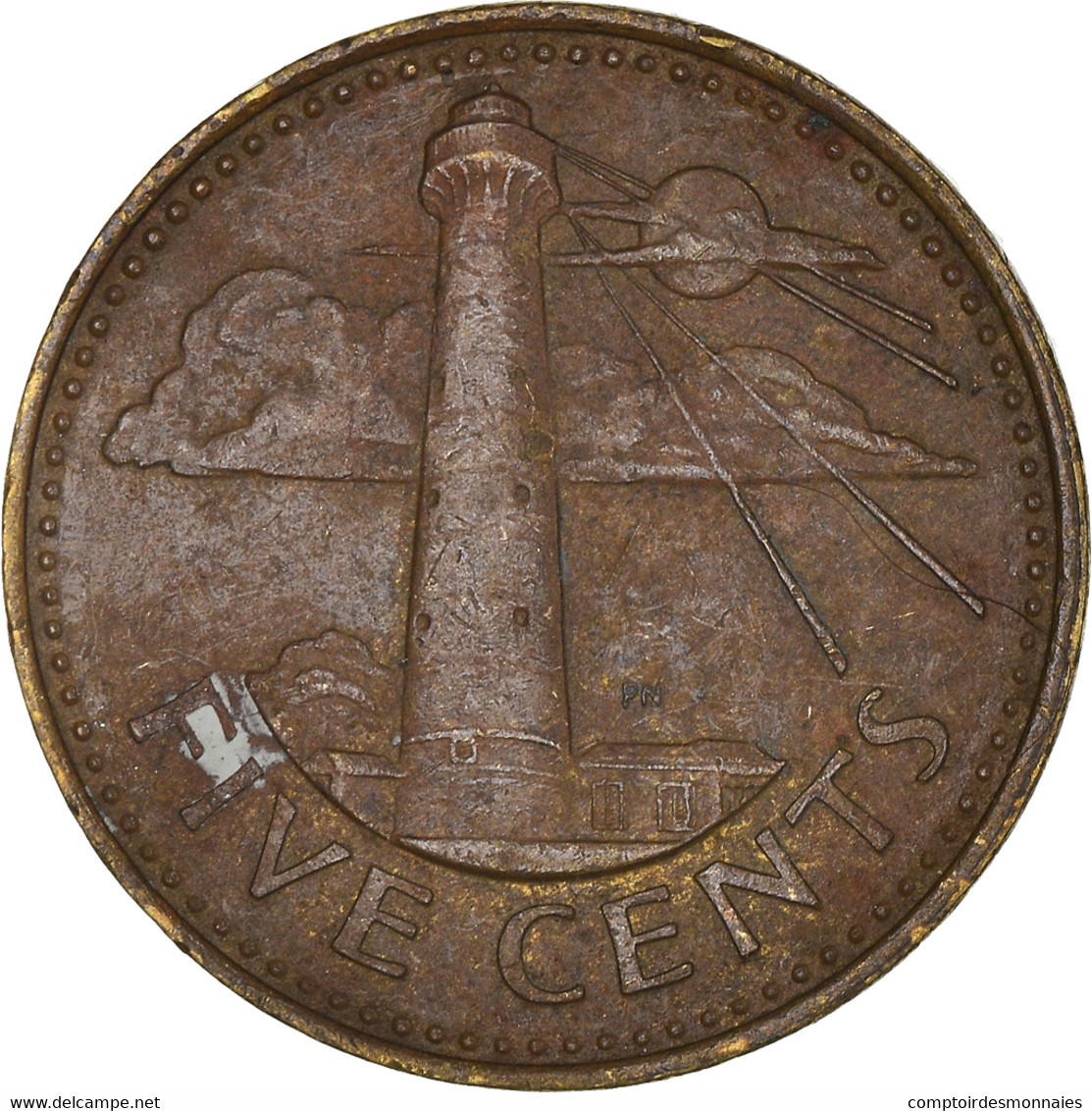 Monnaie, Barbade, 5 Cents, 1994 - Barbados (Barbuda)