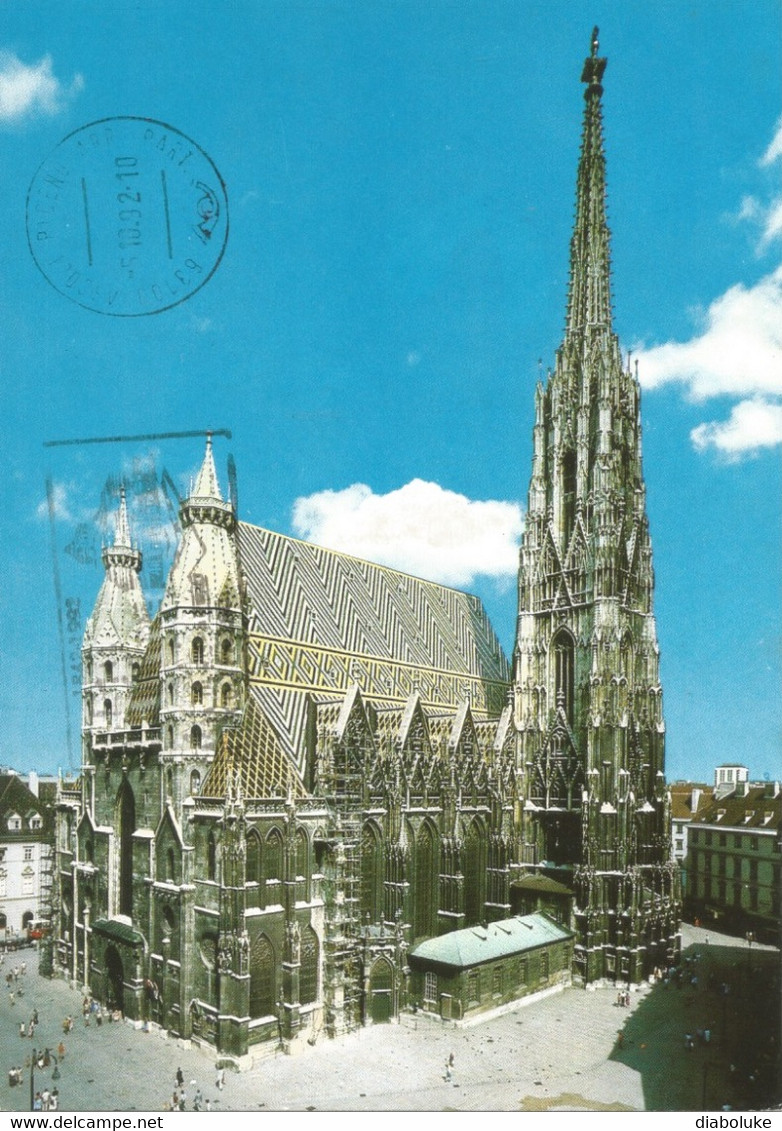 (AUSTRIA) WIEN, STEPHANSDOM - Used Postcard - Stephansplatz