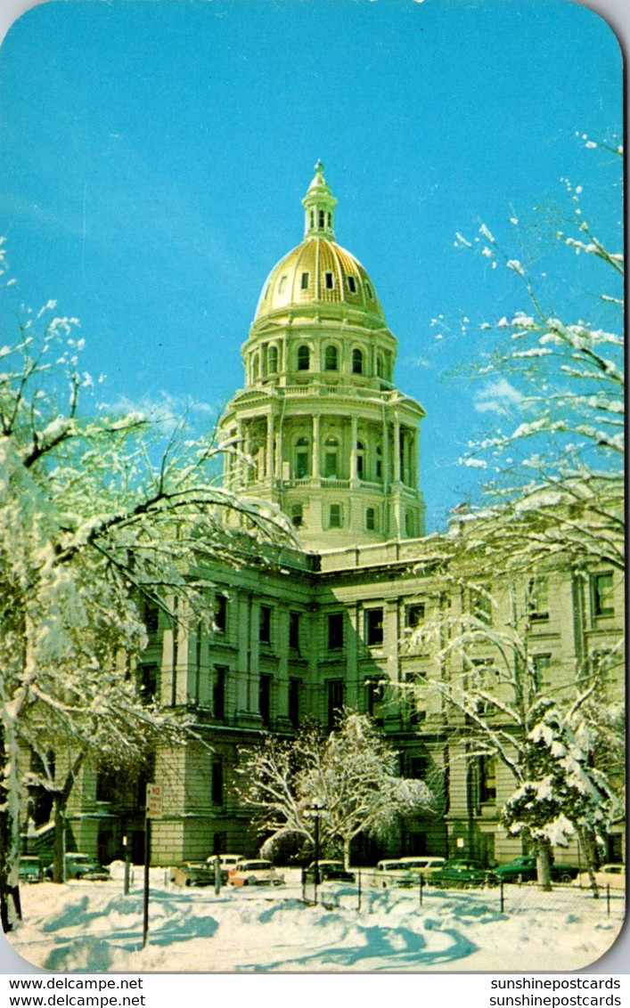 Colorado Denver State Capitol In Winter - Denver