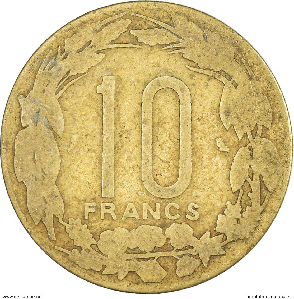 Monnaie, États De L'Afrique équatoriale, 10 Francs, 1967 - Kameroen