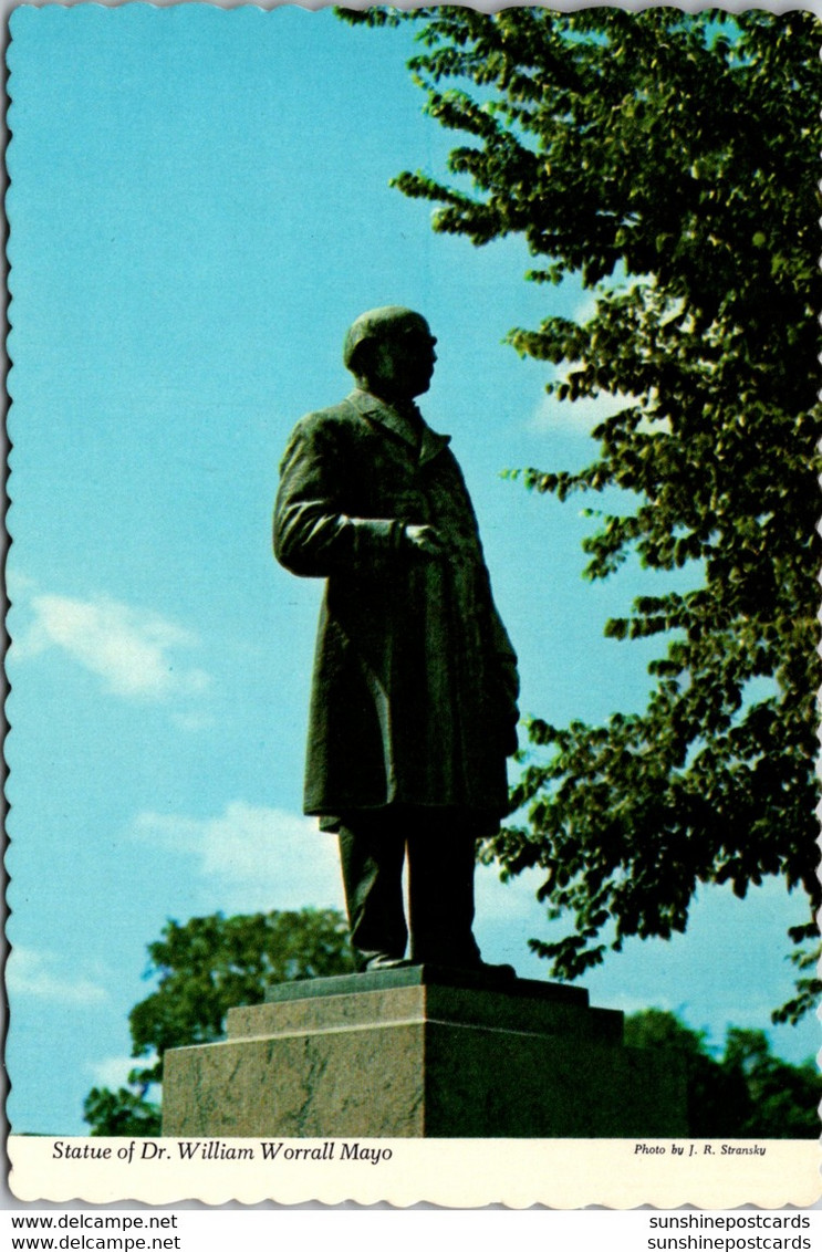 Minnesota Rochester Statue Of Dr William Worrall Mayo - Rochester