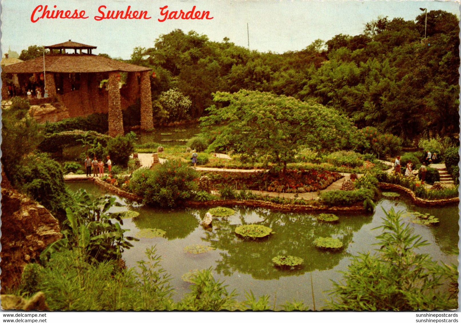 Texas San Antonio Brackenridge Park Chinese Sunken Garden - San Antonio