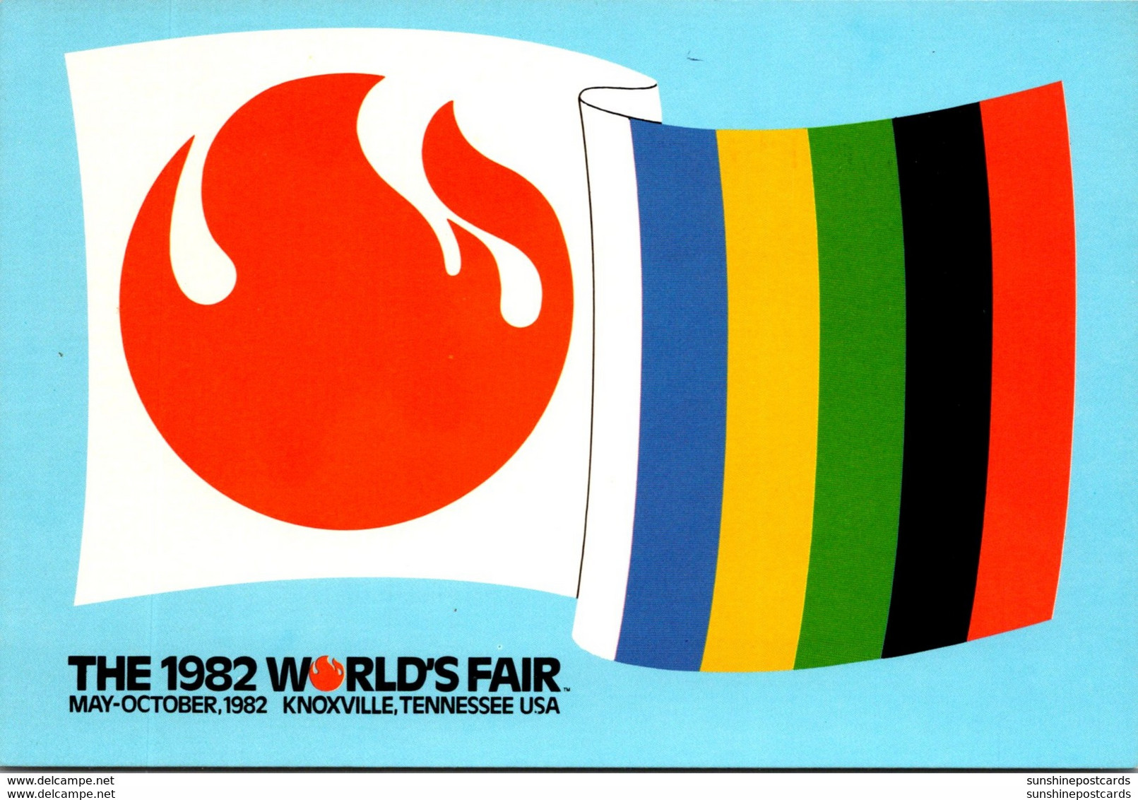 Tennessee Knoxville 1982 World's Fair Flags - Knoxville