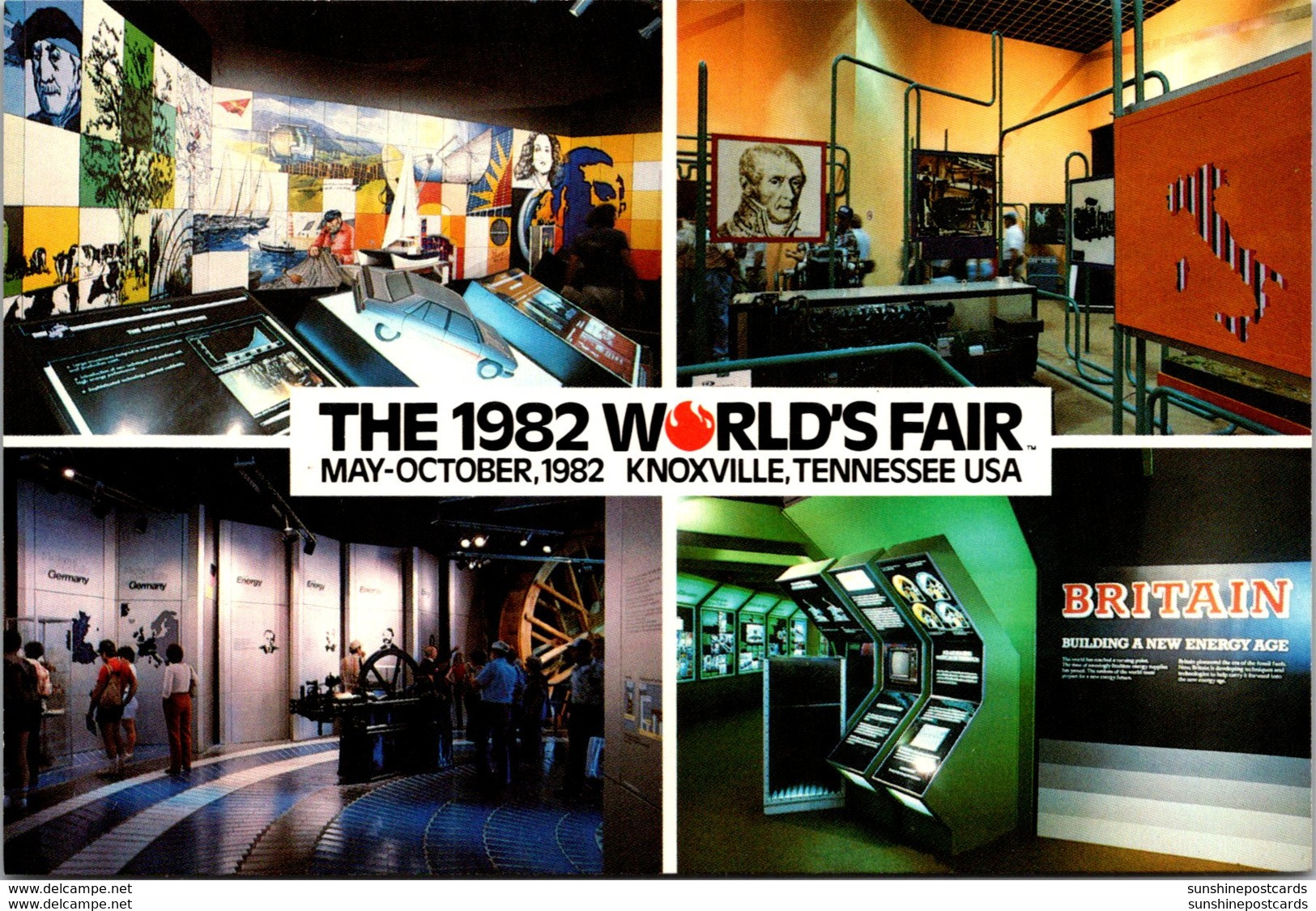 Tennessee Knoxville 1982 World's Fair European Economic Community Pavilion Multi View - Knoxville