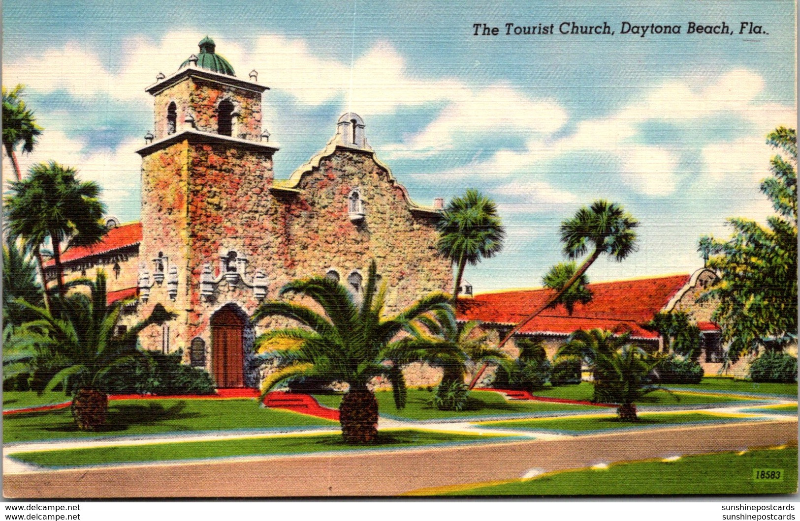 Florida Daytona Beach The Tourist Church - Daytona