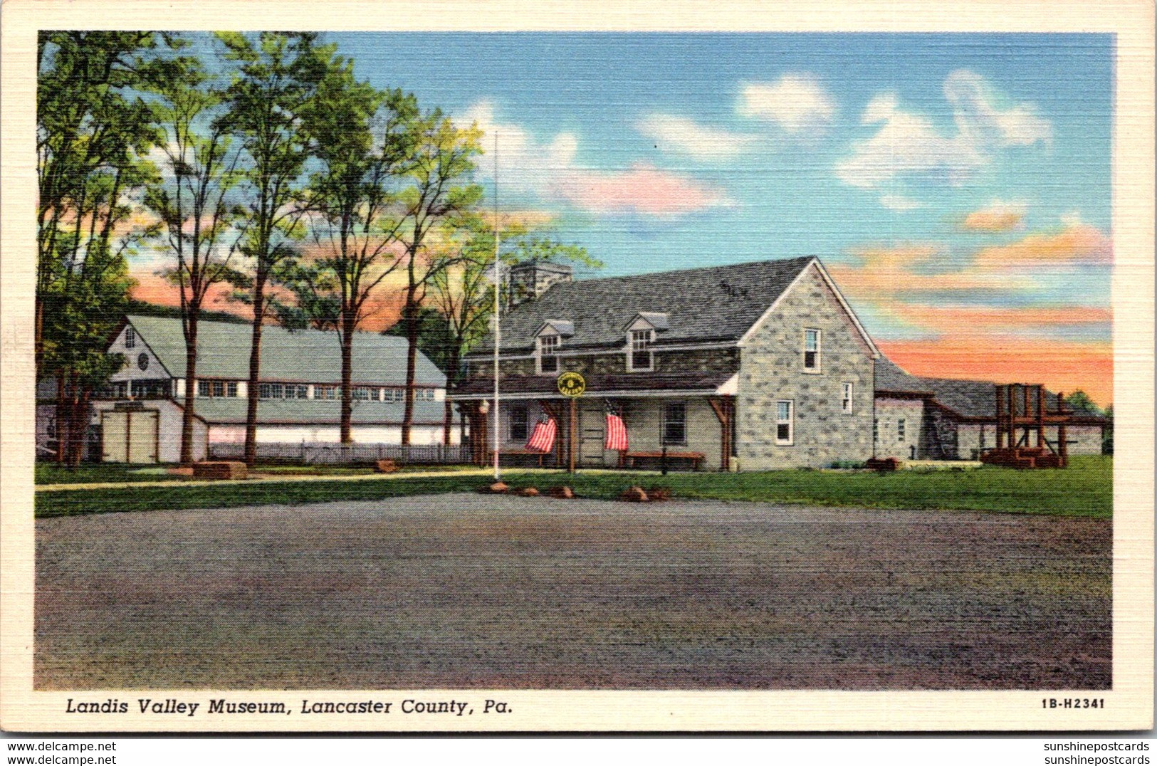 Pennsylvania Lancaster The Landis Valley Museum Curteich - Lancaster