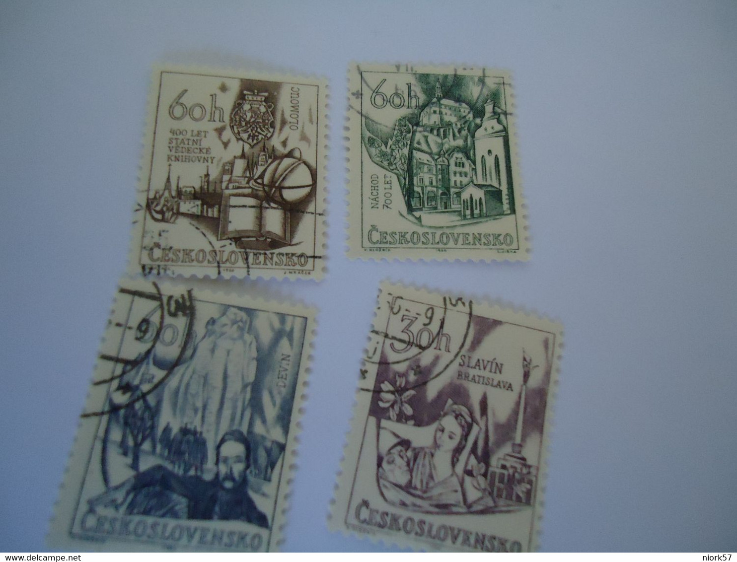 CZECHOSLOVAKIA USED  STAMPS   ANNIVERSARIES - ...-1918 Vorphilatelie