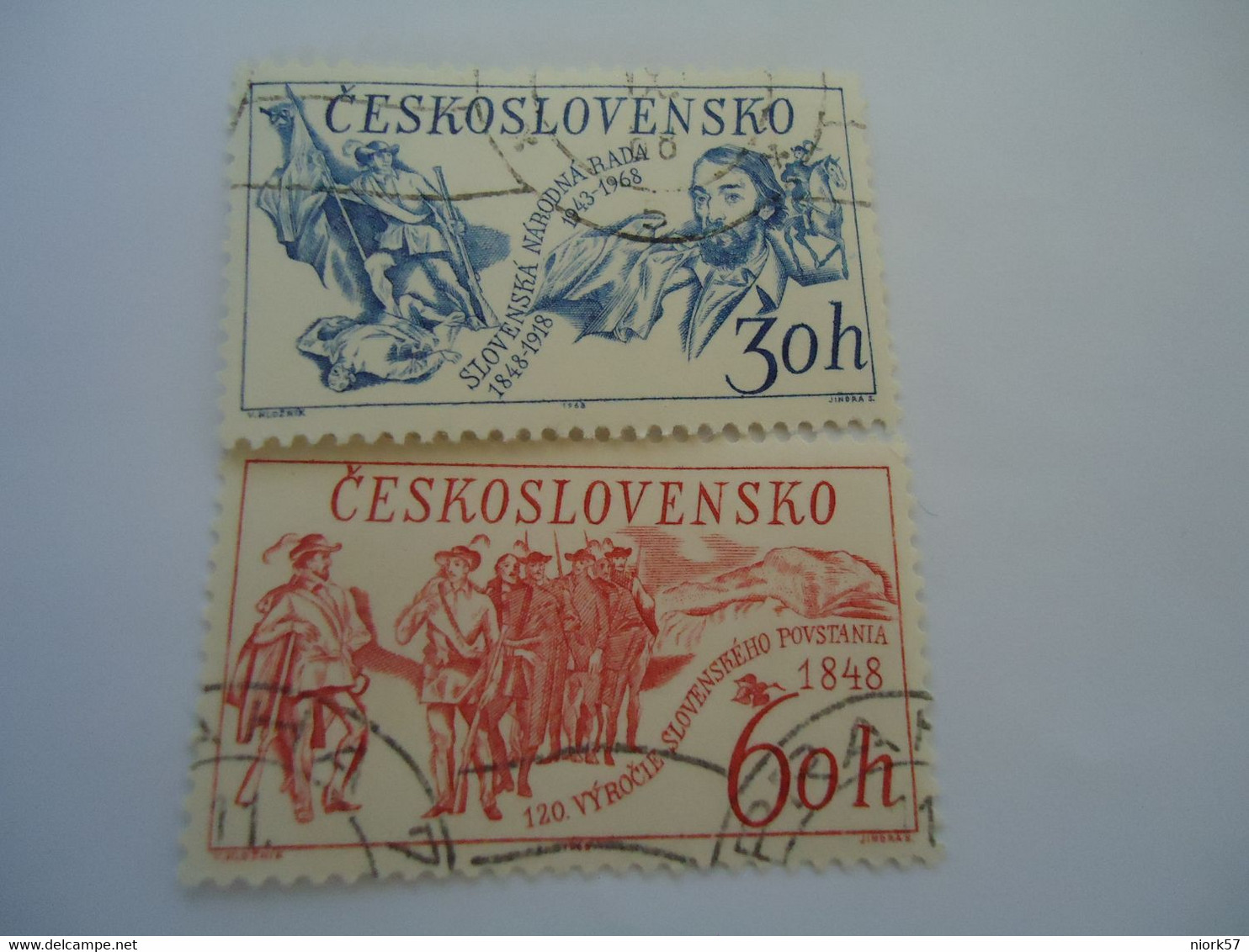 CZECHOSLOVAKIA USED  STAMPS   ANNIVERSARIES - ...-1918 Voorfilatelie