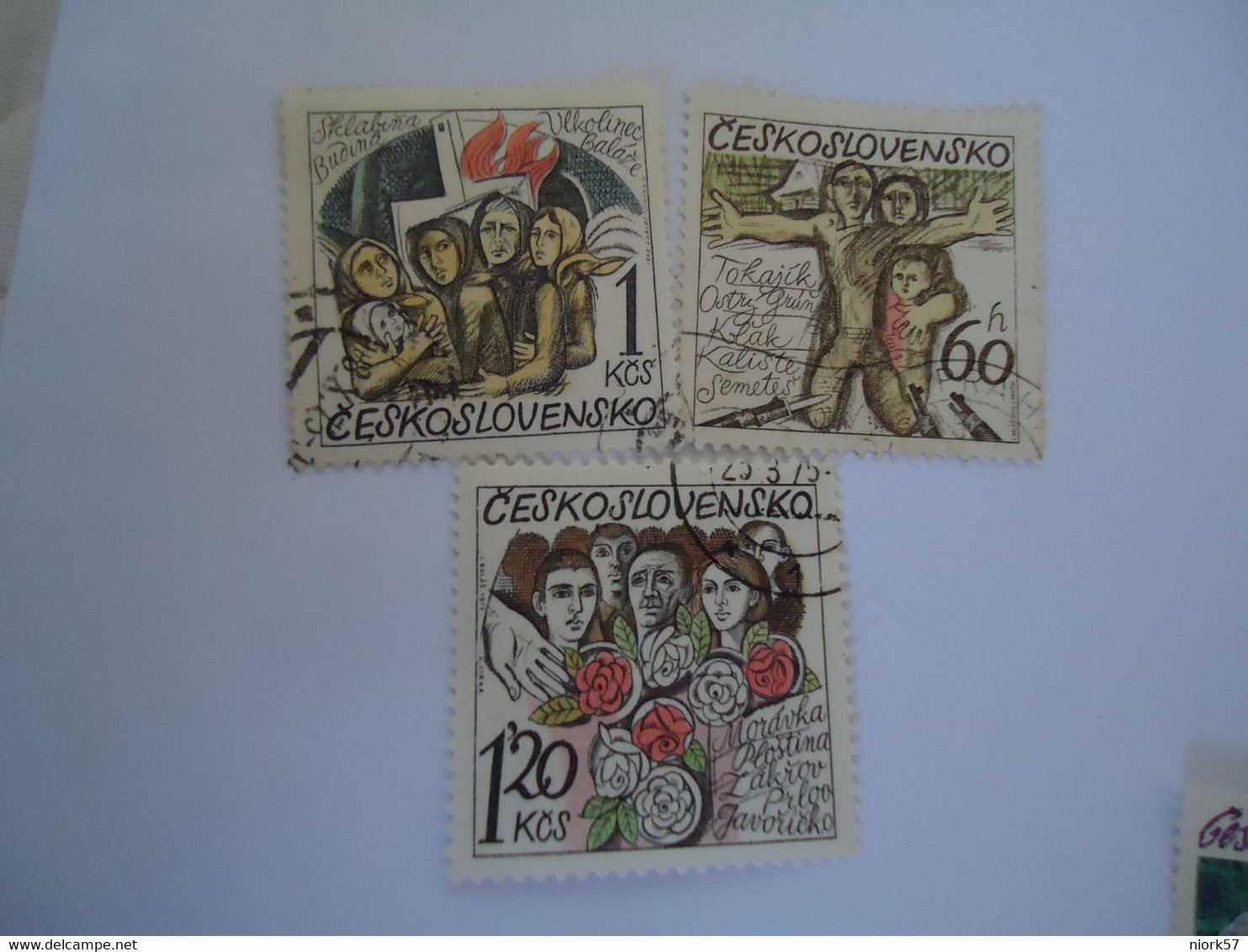 CZECHOSLOVAKIA USED  STAMPS   ANNIVERSARIES - ...-1918 Vorphilatelie