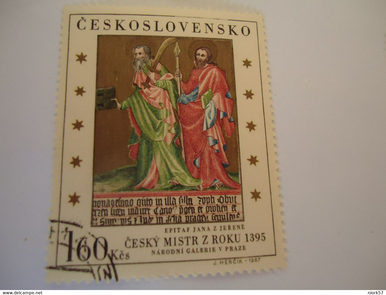 CZECHOSLOVAKIA USED STAMPS PAINTING PAINTINGS - ...-1918 Prephilately