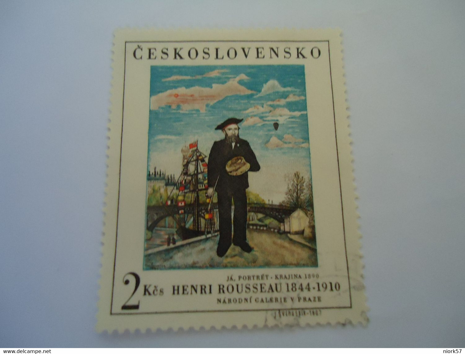 CZECHOSLOVAKIA USED STAMPS PAINTING PAINTINGS - ...-1918 Voorfilatelie