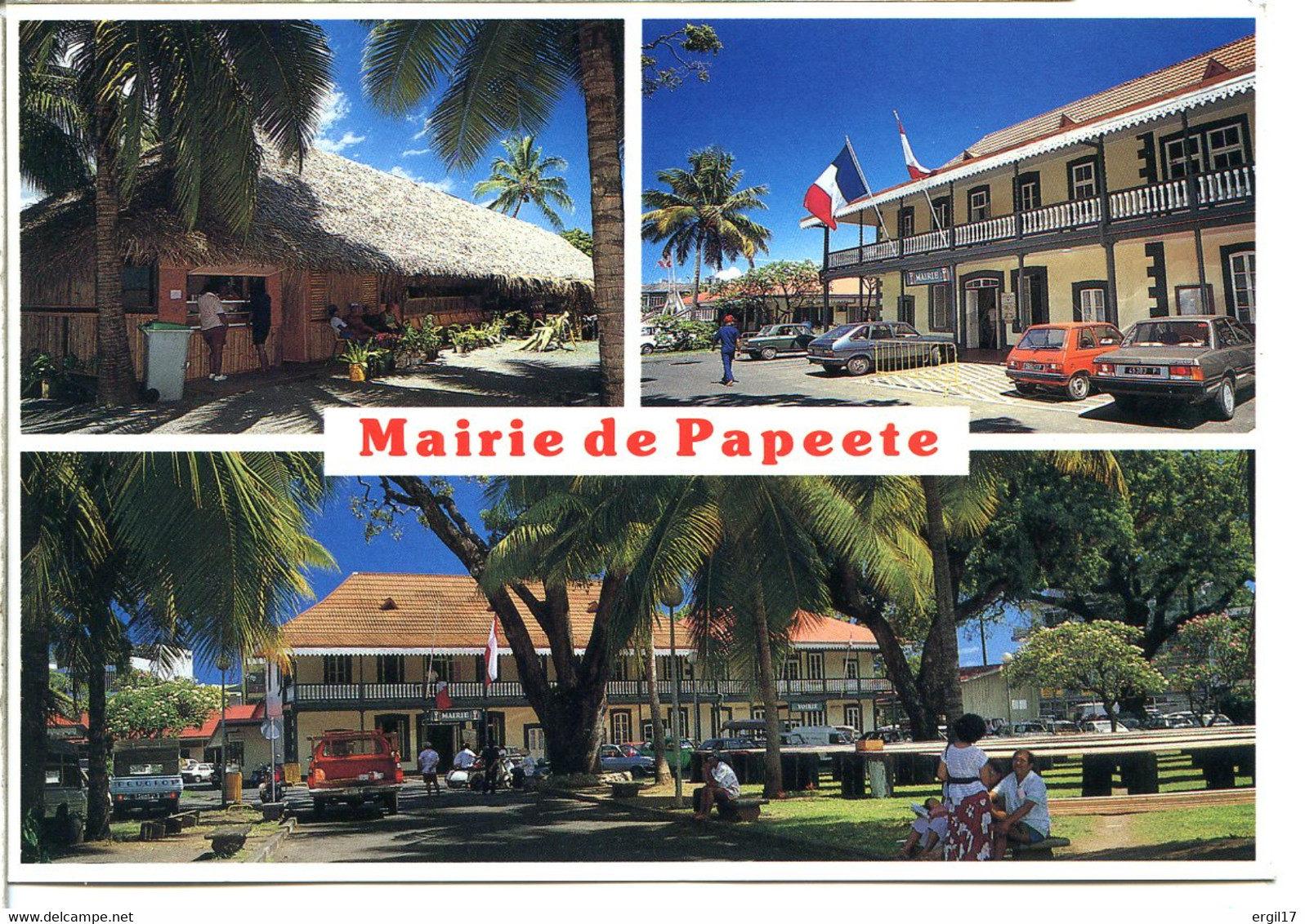 98735 PAPEETE - Polynésie - Lot De 2 CPM - Voir Détails Dans La Description - Polynésie Française