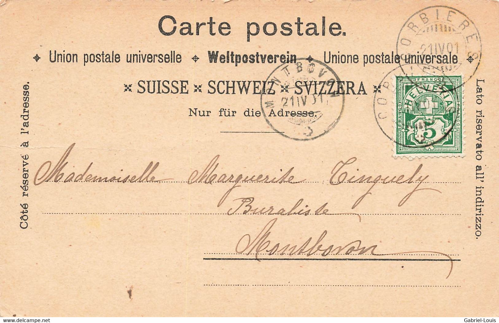 Souvenir De Fribourg - Le Père Casinus Fondateur Du Collège St. Michel La Cathédrale Litho 1901 Rare - Fribourg
