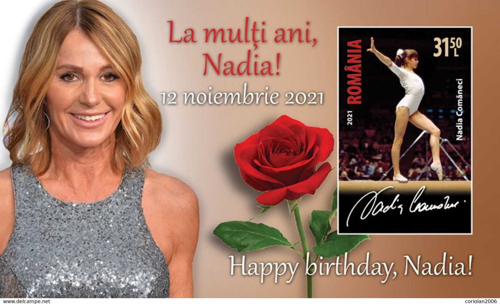 Romania 2021 / Happy Birtday, Nadia / S/S - Nuovi