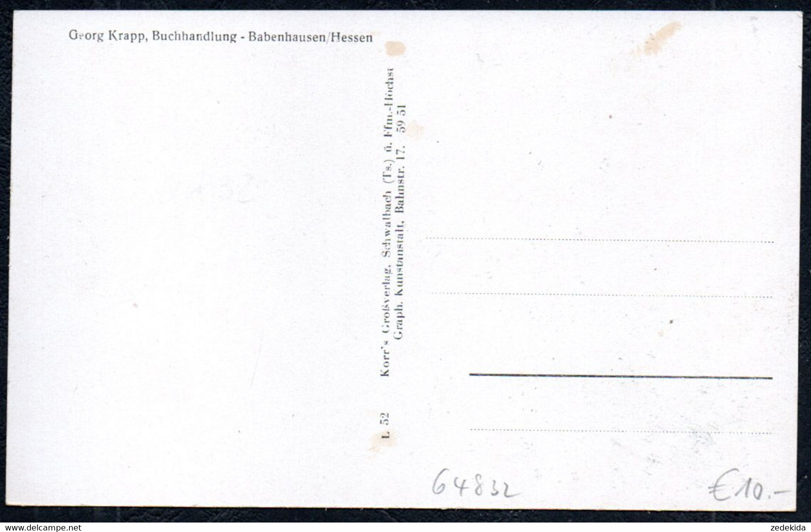 E9953 - TOP Babenhausen - Georg Krapp - Babenhausen