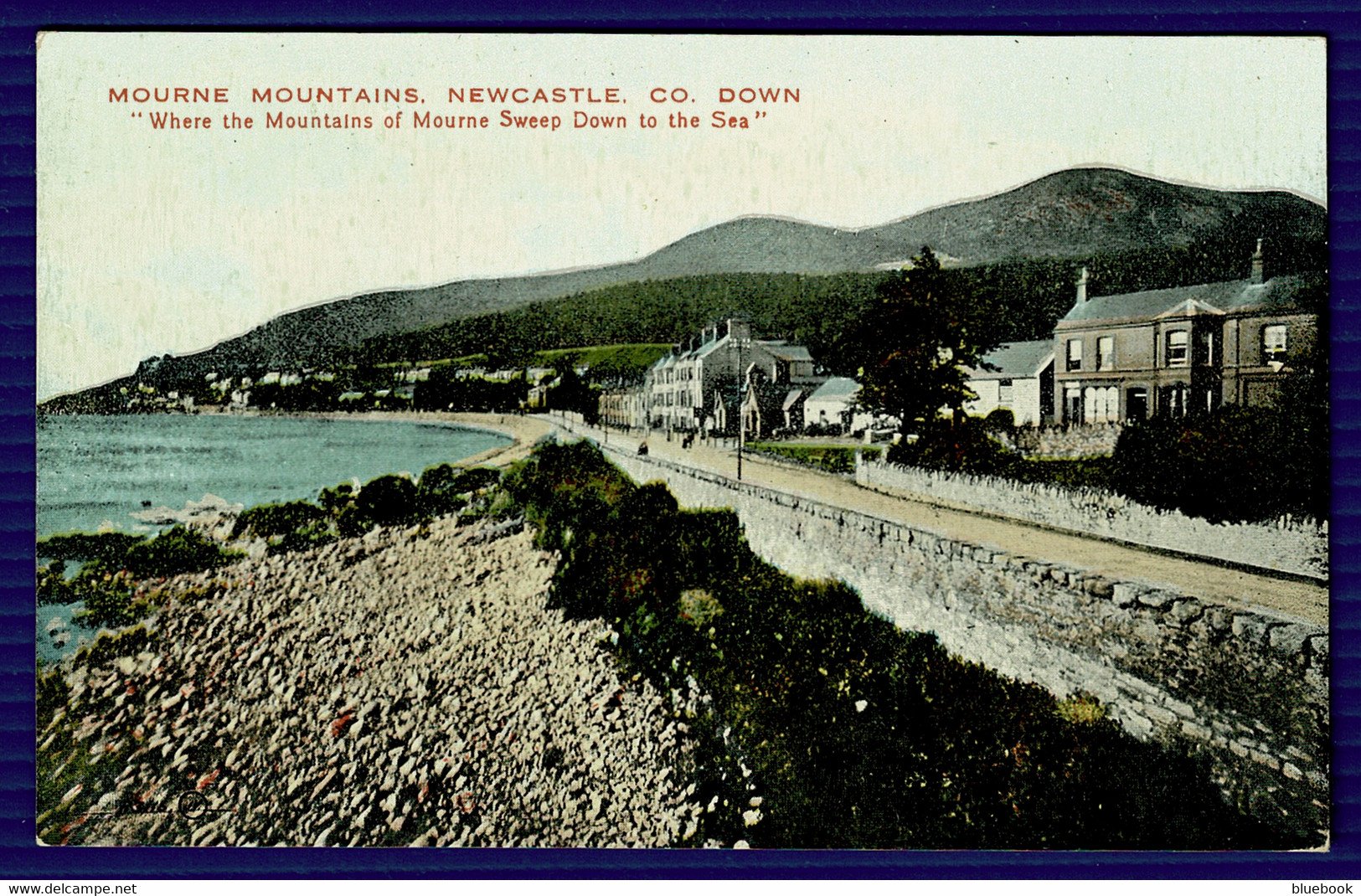 Ref 1557 -  Early Postcard - Newcastle - County Down Ireland - Mourne Mountains - Down
