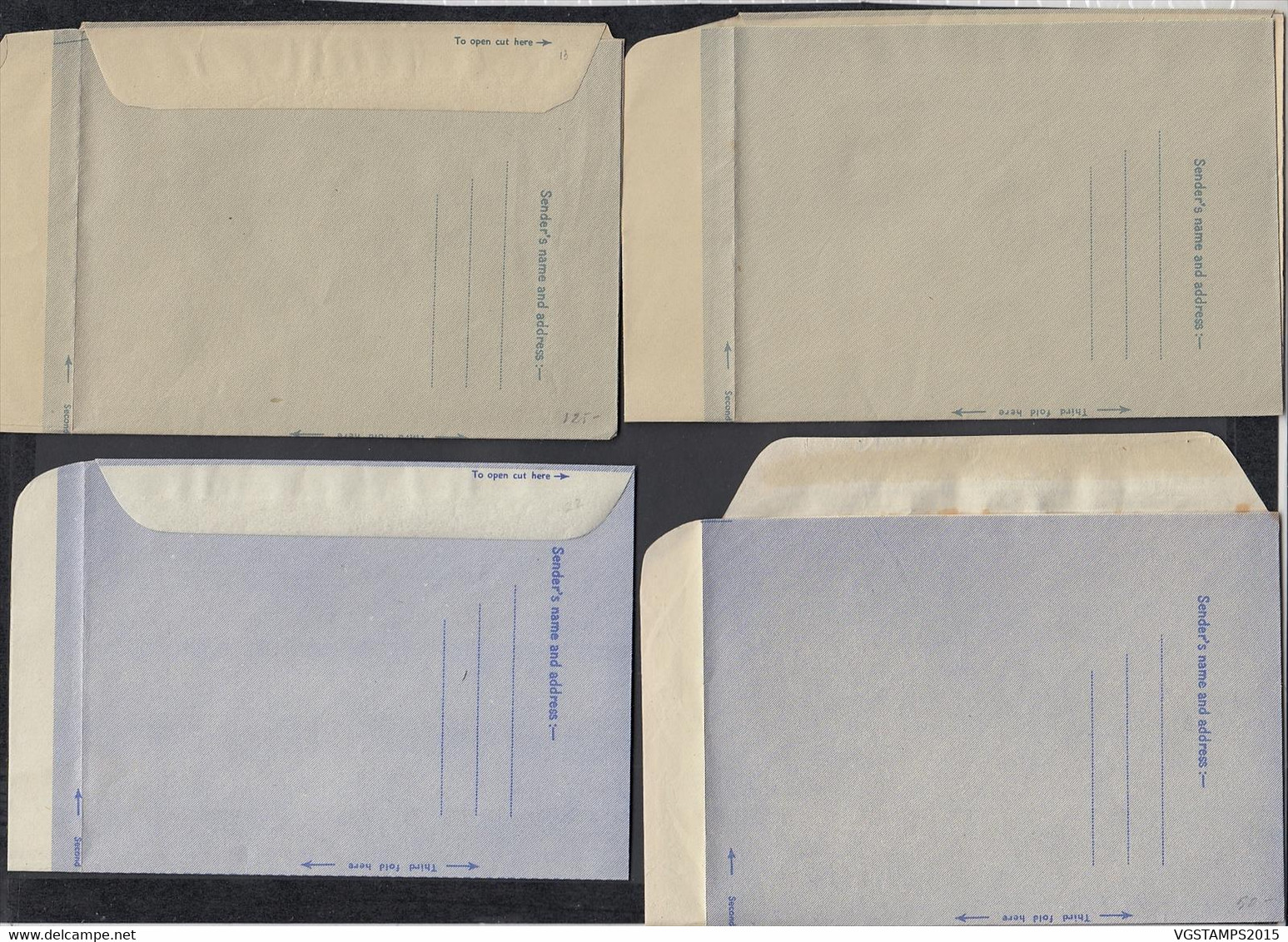 Inde 1950 - Lot De 4 Entiers Postaux Sur Aerogramme. Neufs. Pas Commun...................... (VG) DC-11074 - Unused Stamps