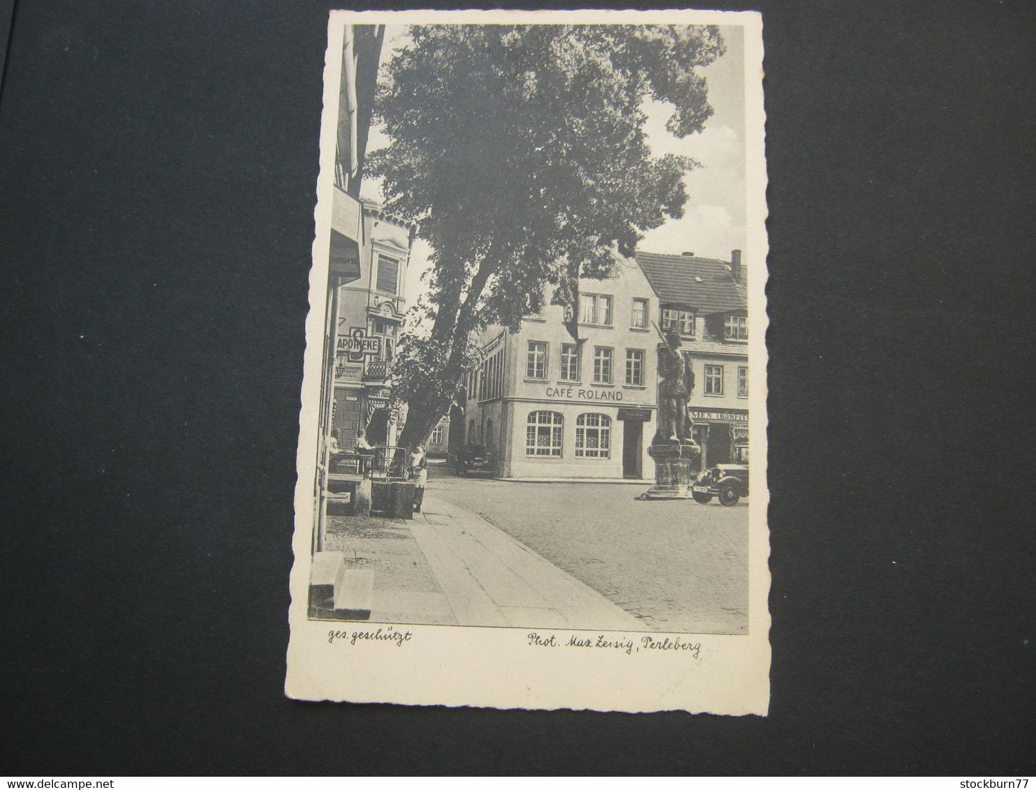 PERLEBERG, Cafe Roland    , Seltene Karte Um 1930 - Perleberg