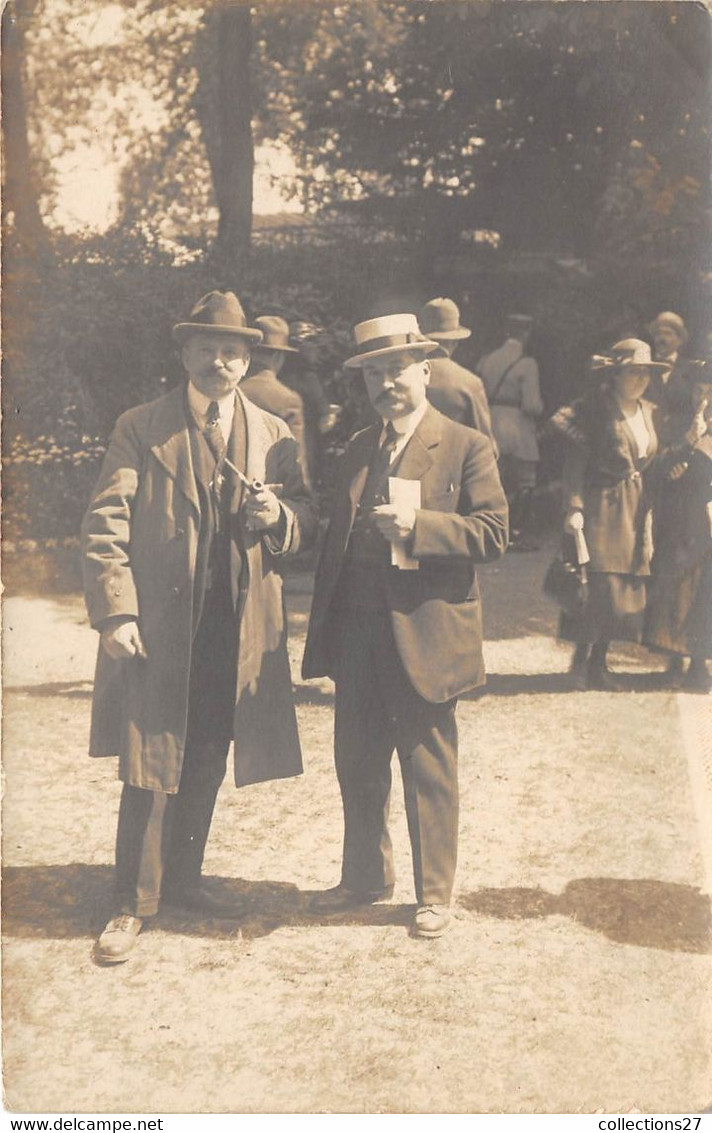 HIPPODROME D'AUTEUIL- CARTE-PHOTO- LE 8 JUIN 1920- PRIS AU PESAGE D'AUTEUIL - Reitsport