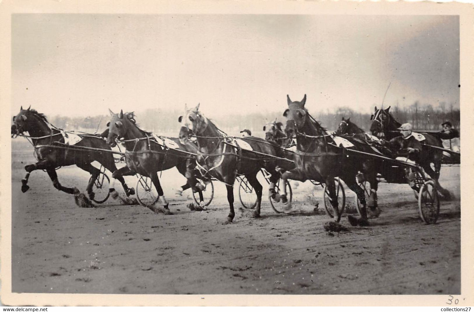 HIPPODROME VINCENNES-BEAU PASSAGE DE COURSE AU TROT - Reitsport