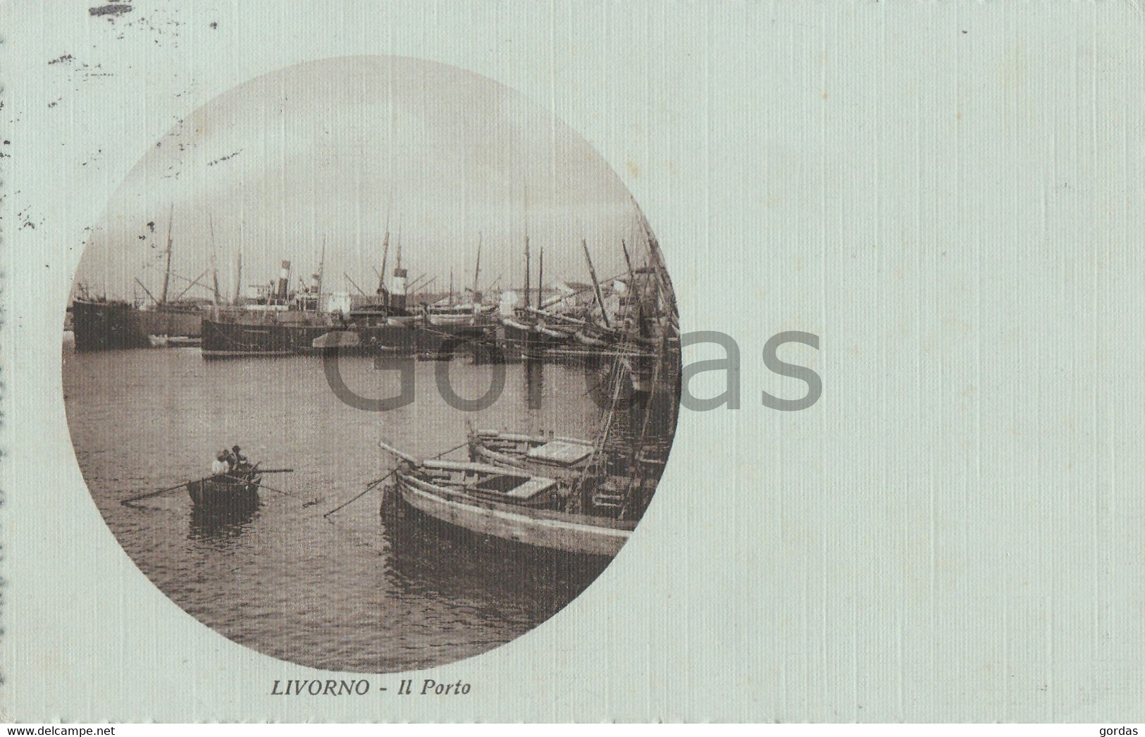 Italy - Livorno - Il Porto - Dampfer - Steamer - Boat - Livorno