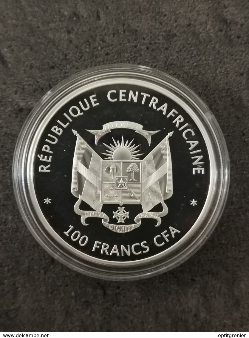 100 FRANCS CFA 2015 WWF GRANDE BARRIERE DE CORAIL 5 000 EX. REPUBLIQUE CENTRAFRICAINE / CAPSULE - República Centroafricana