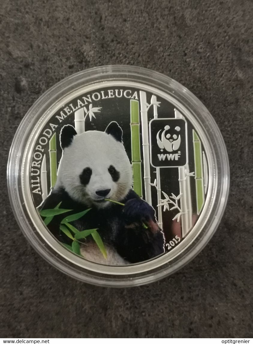 100 FRANCS CFA 2015 WWF PANDA GEANT 5 000 EX. REPUBLIQUE CENTRAFRICAINE / CAPSULE - Centrafricaine (République)