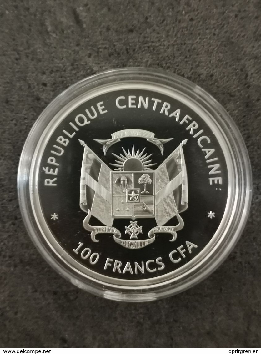 100 FRANCS CFA 2015 WWF RAFFLESIA 5 000 EX. REPUBLIQUE CENTRAFRICAINE / CAPSULE - Centrafricaine (République)