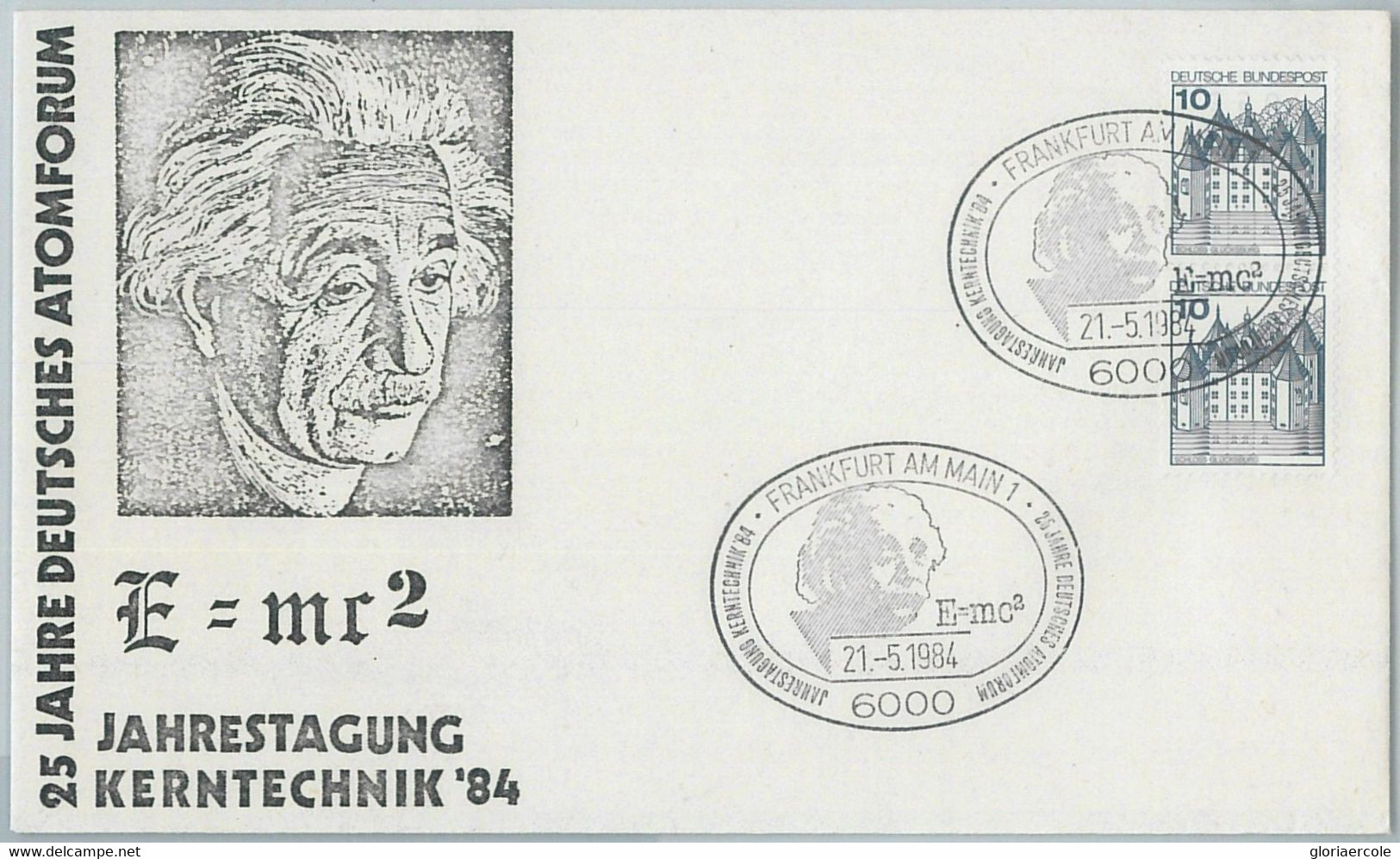 73646 - GERMANY   - Postal History -  SPECIAL  Cover  1984 - EINSTEIN - Albert Einstein