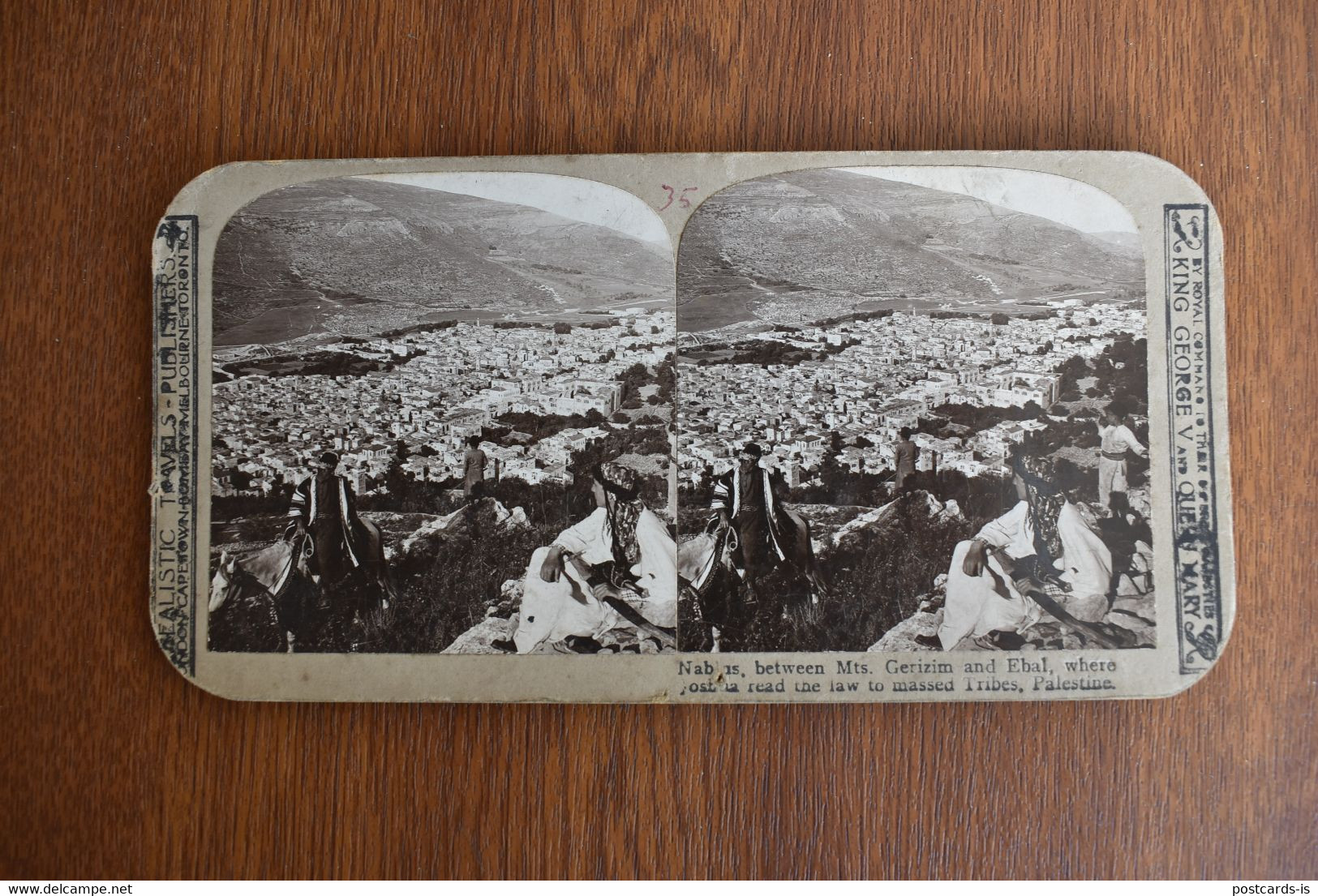 Photo Stereoscopic Stereoscopy - Nablus Palestine Israel - Visionneuses Stéréoscopiques