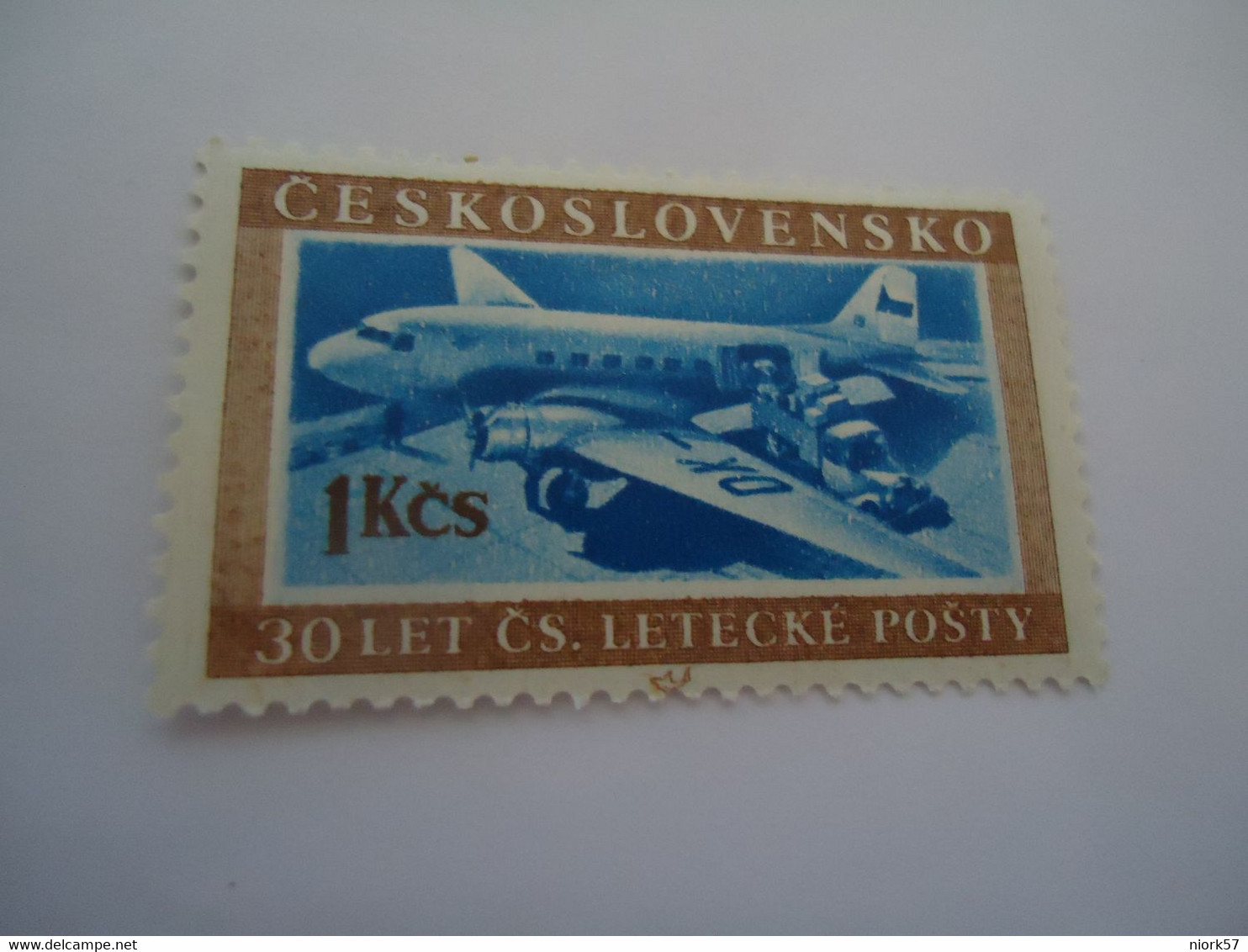 CZECHOSLOVAKIA MNH  STAMPS AIRPLANES  1953 - ...-1918 Préphilatélie