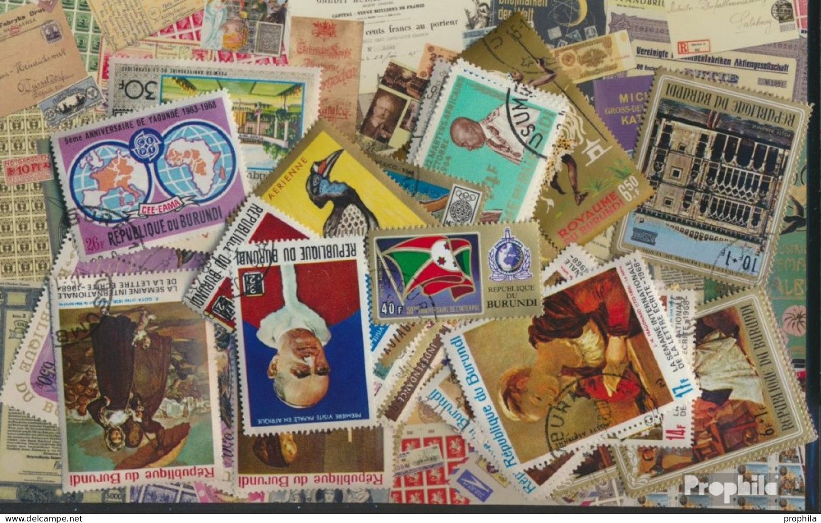 Burundi 50 Verschiedene Marken - Colecciones