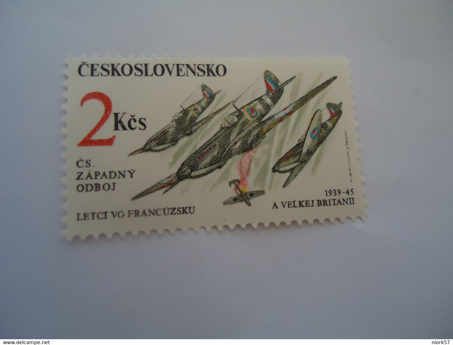 CZECHOSLOVAKIA USED STAMPS AIRPLANES  1945 - ...-1918 Préphilatélie