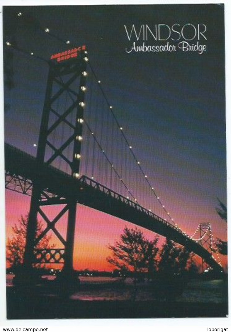 AMBASSADOR BRIDGE.-  WINDSOR.- ( CANADA ) - Windsor