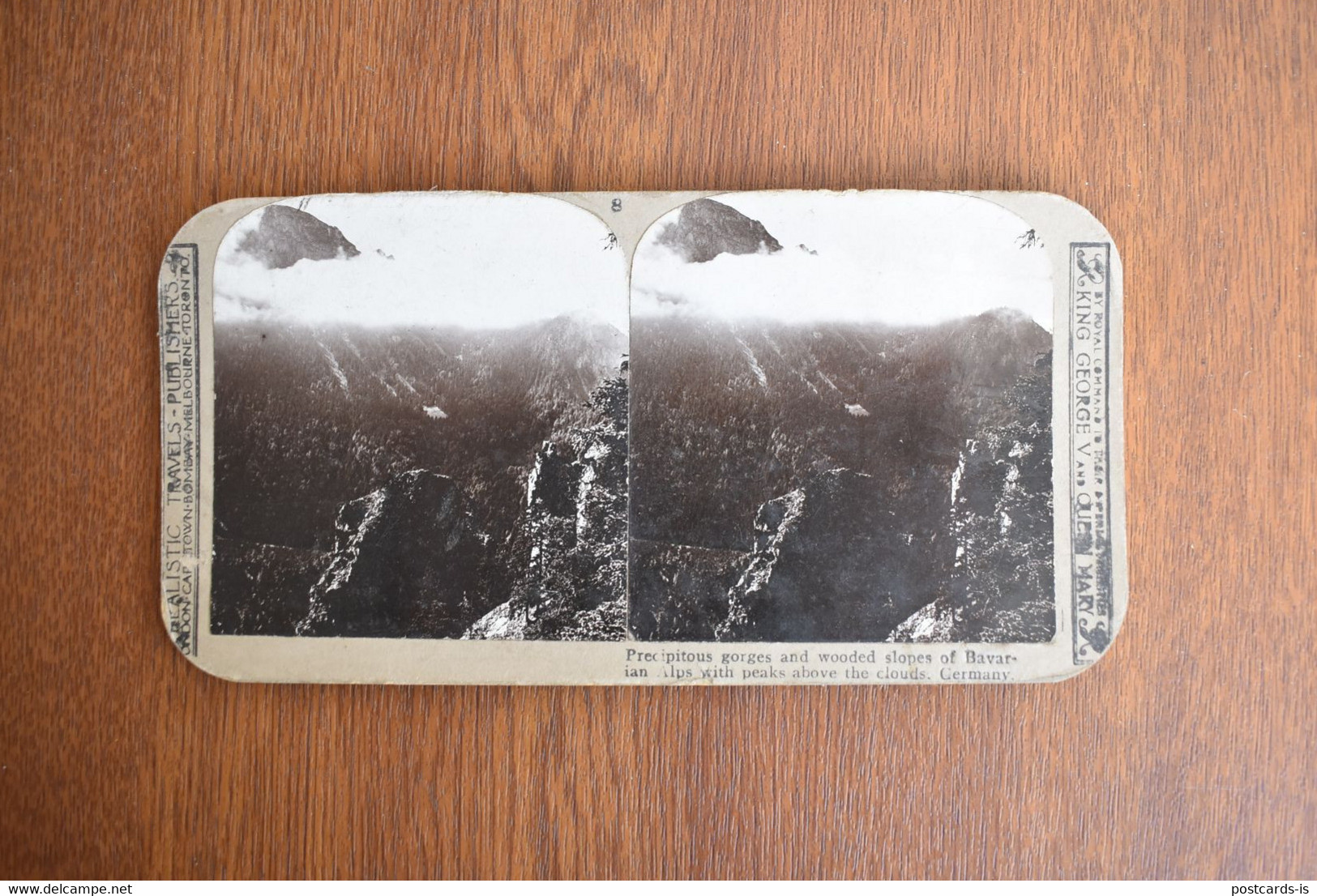 Photo Stereoscopic Stereoscopy - Mountains Bavarian Alps Germany - Visionneuses Stéréoscopiques