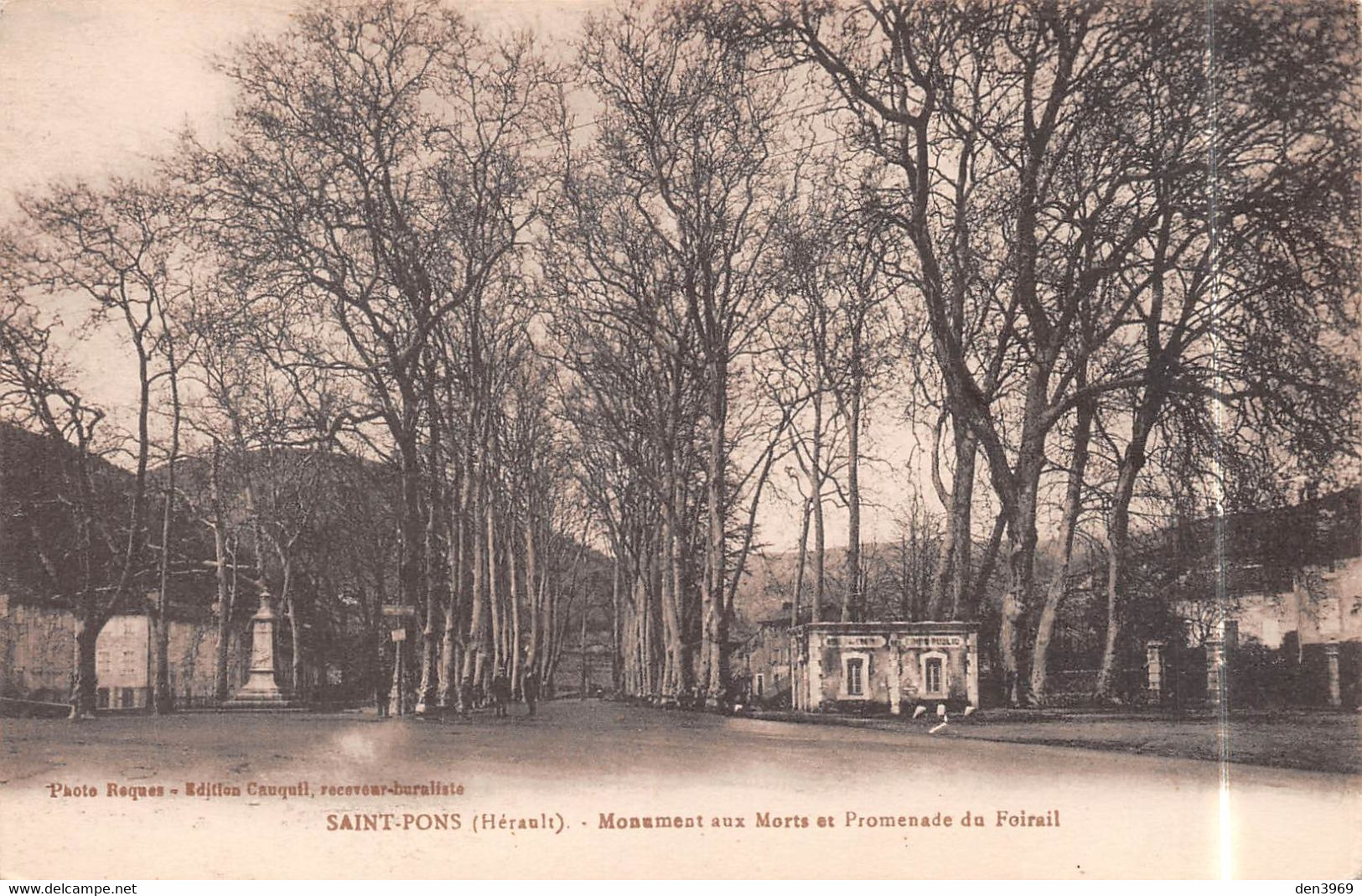 SAINT-PONS (Hérault) - Monument Aux Morts Et Promenade Du Foirail - Saint-Pons-de-Thomières