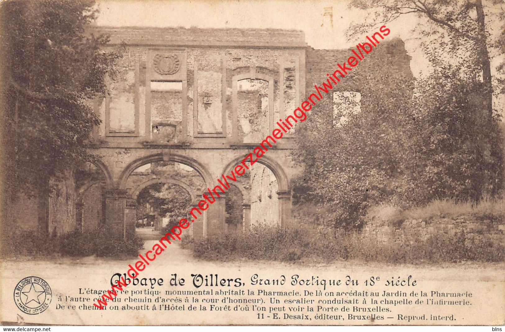 Abbaye - Grand Portique Du 18e Siècle - Villers-la-Ville - Villers-la-Ville