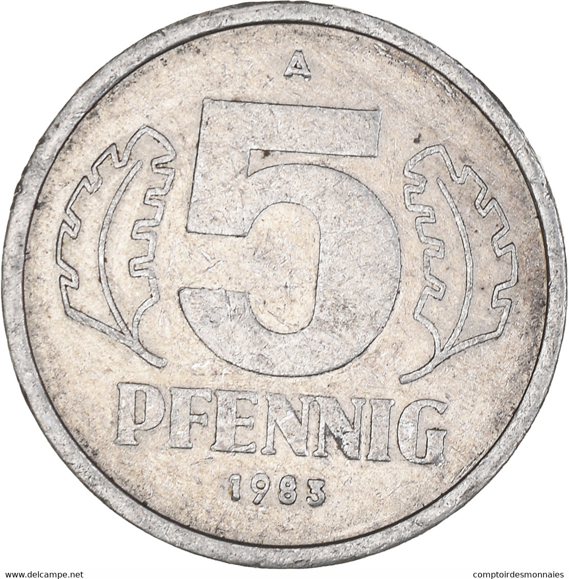 Monnaie, République Démocratique Allemande, 5 Pfennig, 1983 - 5 Pfennig