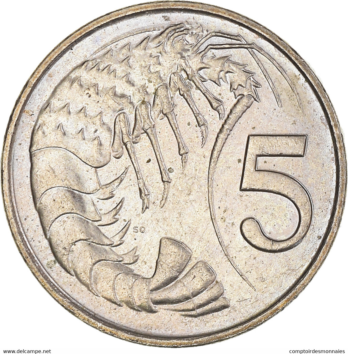 Monnaie, Îles Caïmans, 5 Cents, 1990 - Cayman Islands