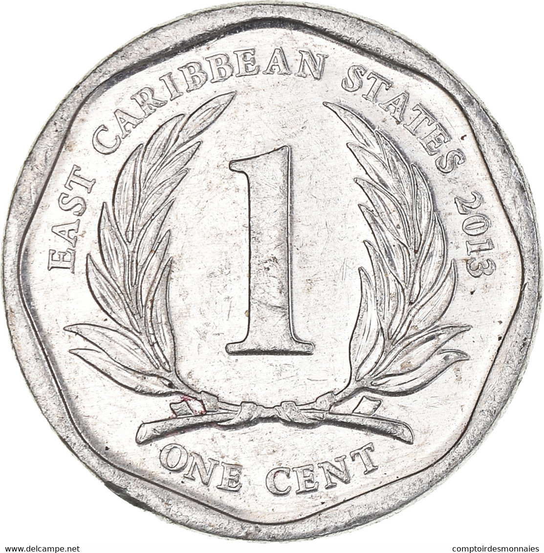 Monnaie, Etats Des Caraibes Orientales, Cent, 2013 - Caraïbes Orientales (Etats Des)