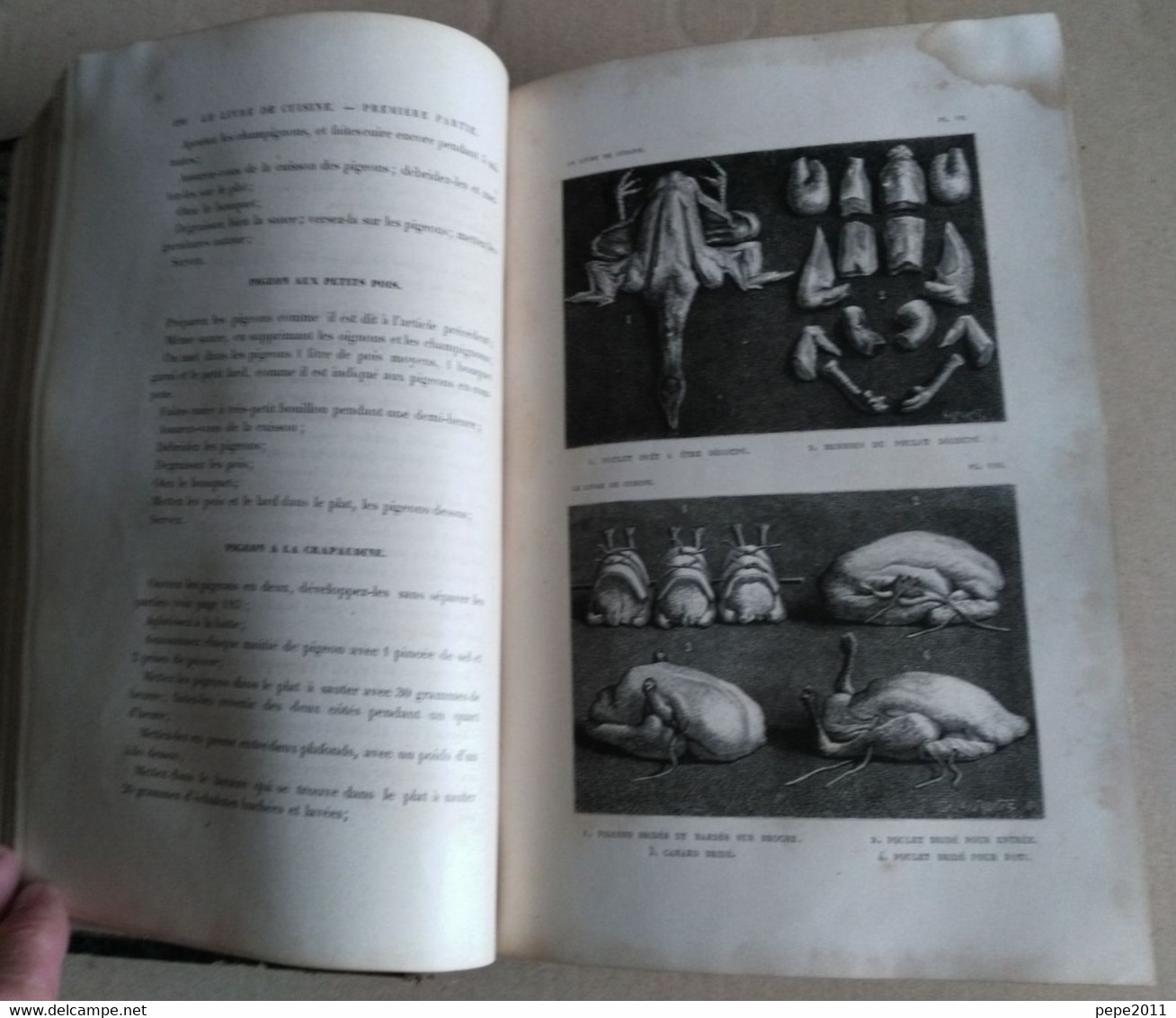 GASTRONOMIE LE LIVRE DE CUISINE Jules GOUFFE - Cuisine Ménage et Grande Cuisine - Hachette 1877