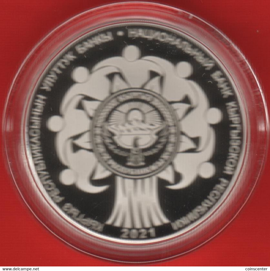 Kyrgyzstan 1 Som 2021 "Thank You For Life!" PROOF-LIKE - Kyrgyzstan