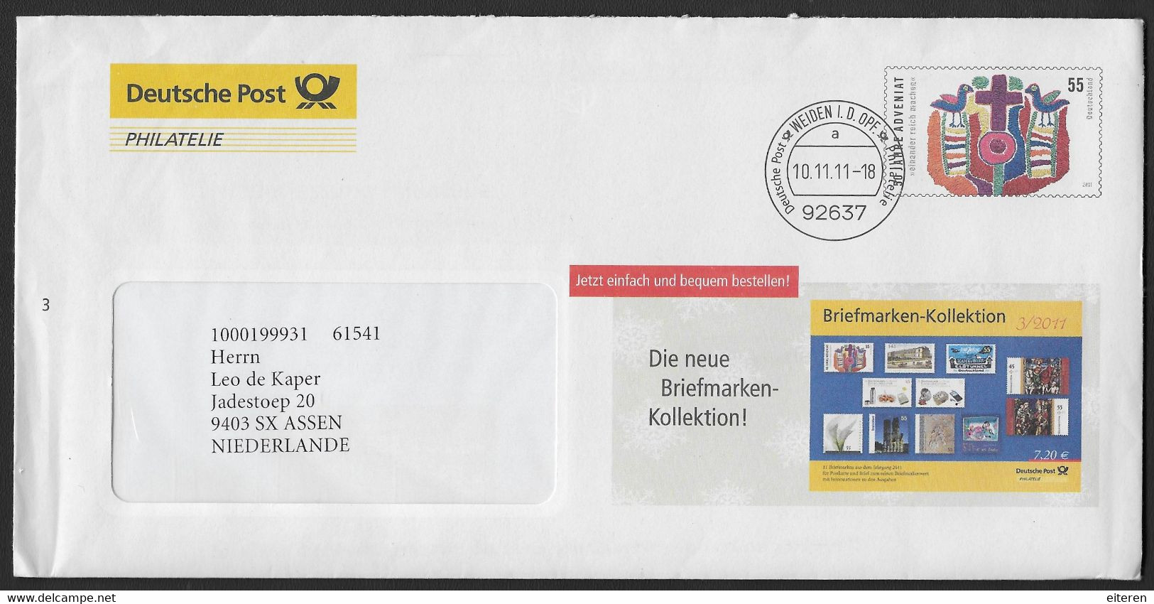 Deutsche Post - 50 Jahre Adveniat - Privatumschläge - Gebraucht