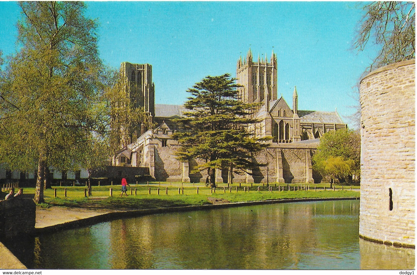 THE CATHEDRAL, WELLS, SOMERSET, ENGLAND. UNUSED POSTCARD   Ls2 - Wells