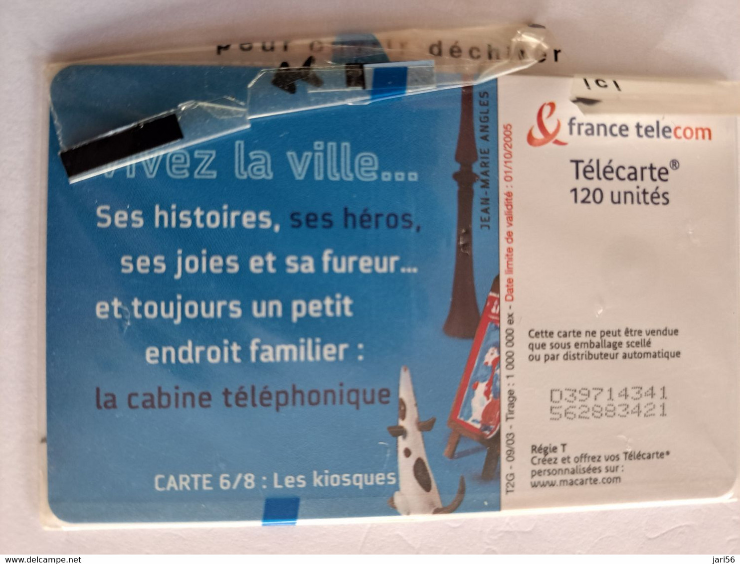 FRANCE/FRANKRIJK   CHIPCARD   120 UNITS   MINT IN WRAPPER / VIVEZ LA VILLE      WITH CHIP     ** 10466** - Voorafbetaalde Kaarten: Gsm