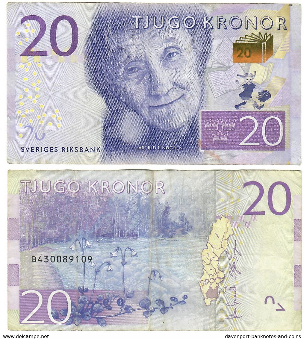 Sweden 20 Kronor 2015 VG-F - Sweden