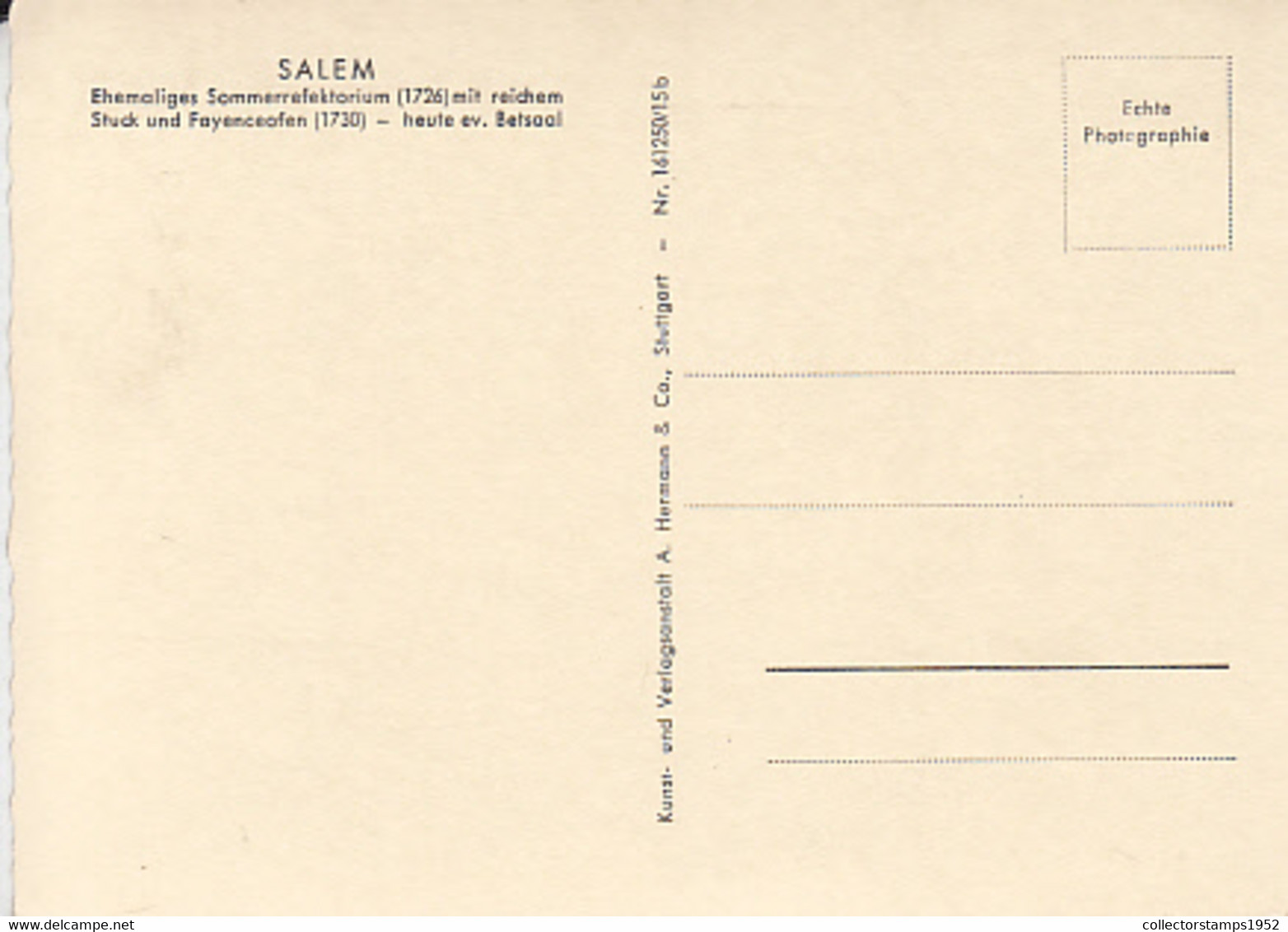 W3743- SALEM ABBEY, THE SUMMER REFECTORY - Salem