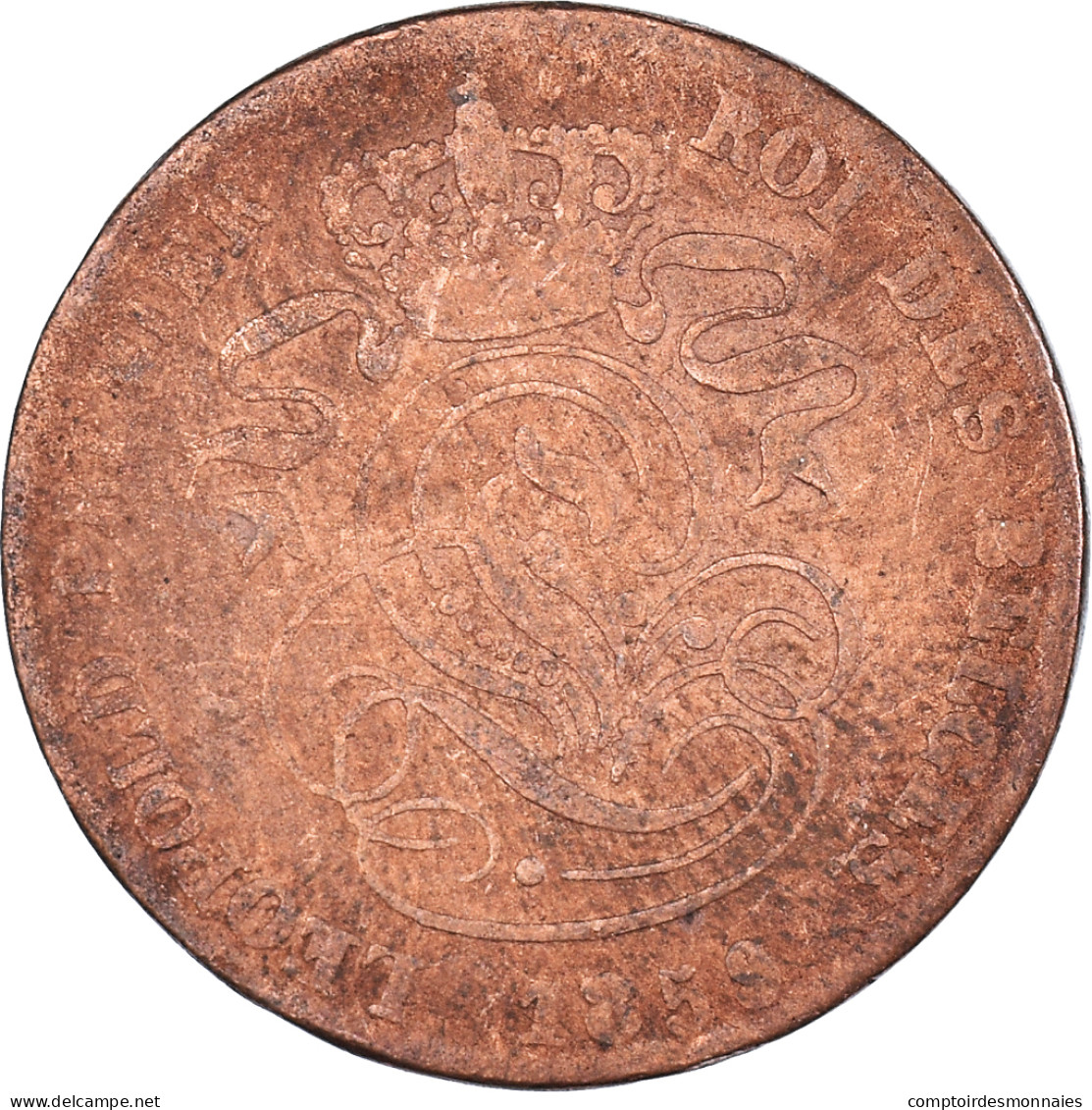 Monnaie, Belgique, 2 Centimes, 1858 - 2 Cents