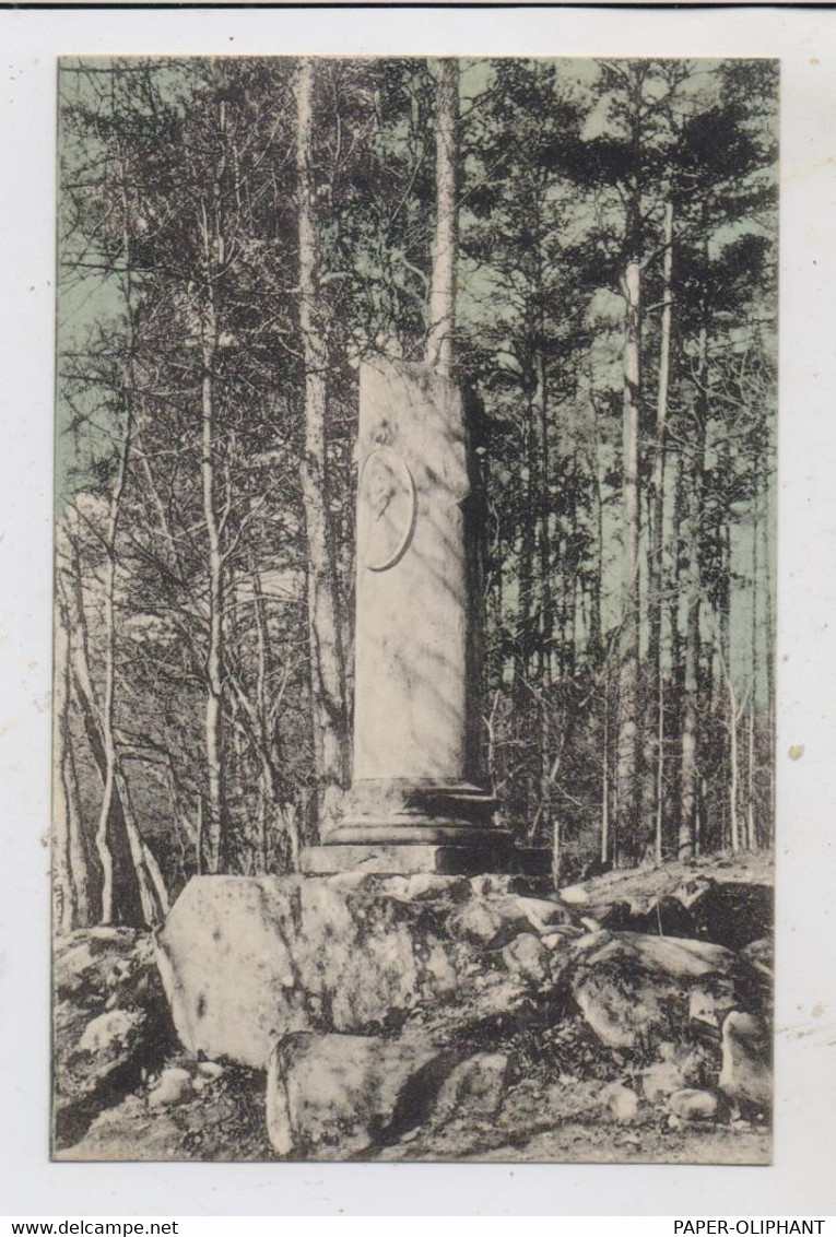 0-1955 RHEINSBERG, Malesherbe - Säule, 1911 - Rheinsberg