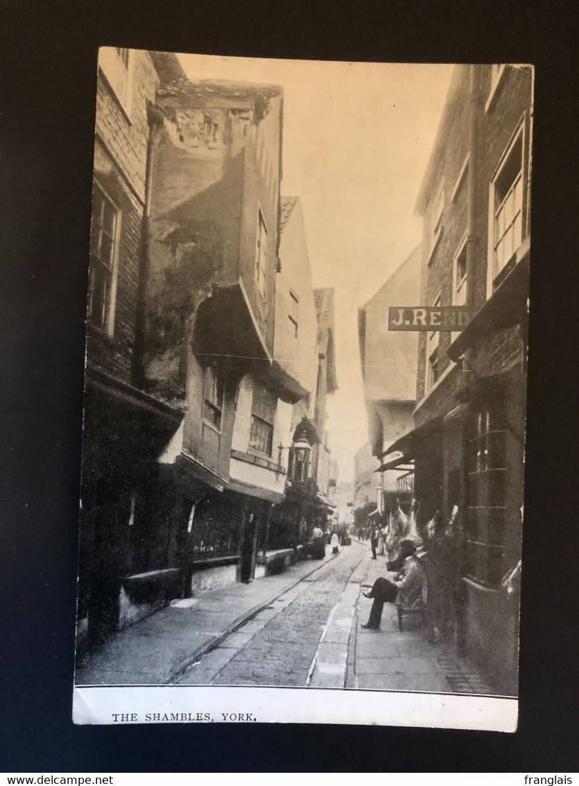 The Shambles YORK, Uncirculated, Circa 1905 - York